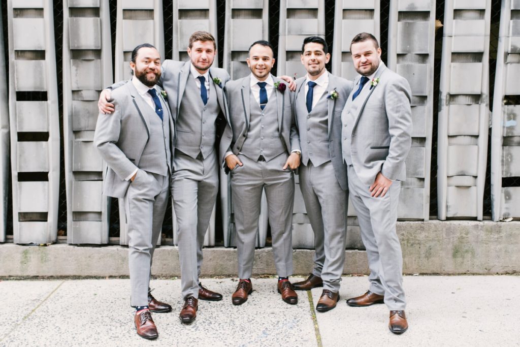 Kolo Klub Wedding Hoboken NJ NY NYC W Hotel groom groomsmen city generation tux