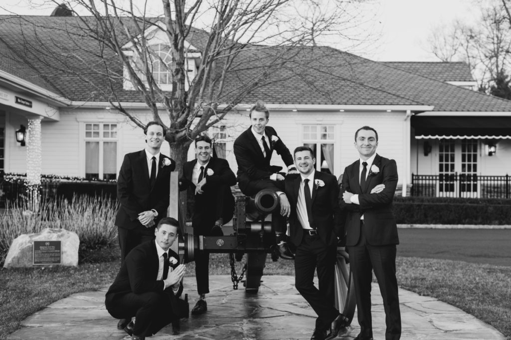 groomsmen bridal party fun canon candid bride and groom portraits ​ ​eagle oaks country club farmingdale NJ winter wedding​ ​winter time christmas new years wedding east coast photographers love story new jersey montclair bloomfield bloomfield local pinterest vintage the knot nj wedding photographer wedding style love greenweddingshoes junebugweddings 