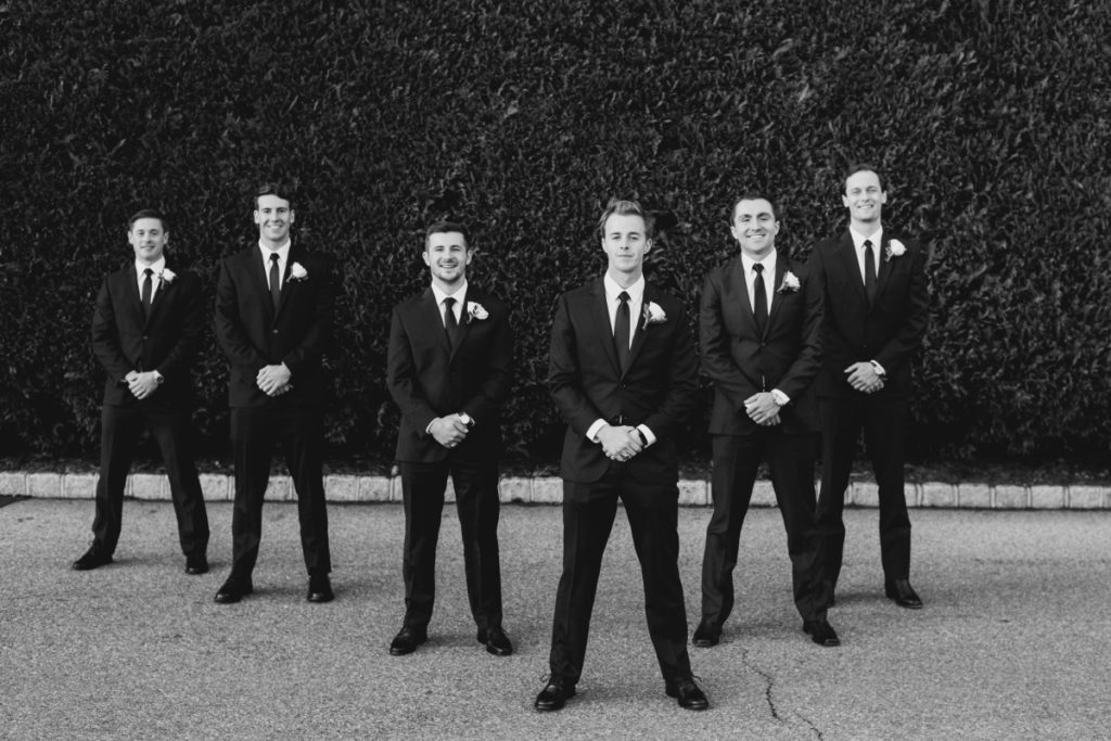 black and white flying v groom groomsmen bride and groom portraits ​ ​eagle oaks country club farmingdale NJ winter wedding​ ​winter time christmas new years wedding east coast photographers love story new jersey montclair bloomfield bloomfield local pinterest vintage the knot nj wedding photographer wedding style love greenweddingshoes junebugweddings 