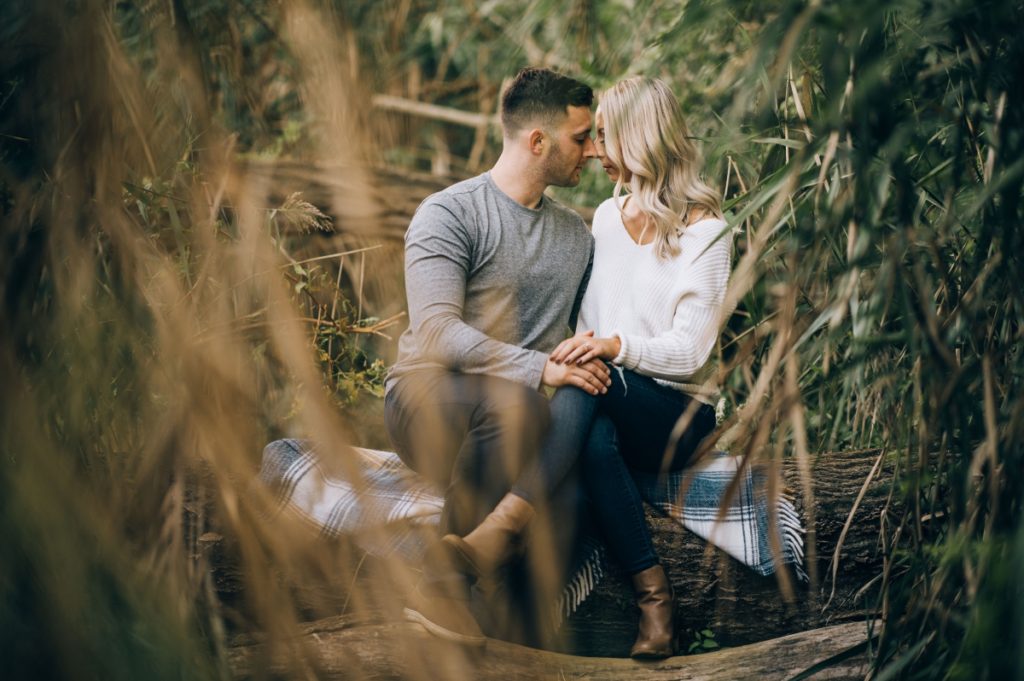 engagement session Hartshorne Woods Park Rocky Point Trail wedding east coast photographers love story new jersey the knot nj wedding photographer wedding style love greenweddingshoes junebugweddings she said yes how they asked beach hiking trail meadow Navesink River Atlantic Highlands