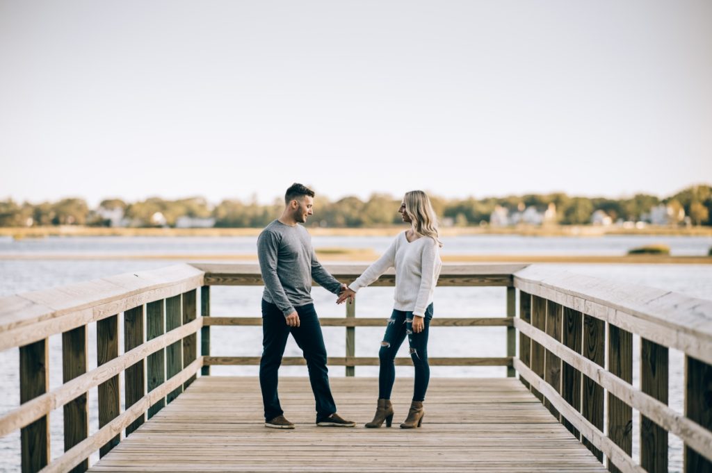 engagement session Hartshorne Woods Park Rocky Point Trail wedding east coast photographers love story new jersey the knot nj wedding photographer wedding style love greenweddingshoes junebugweddings she said yes how they asked beach hiking trail meadow Navesink River Atlantic Highlands