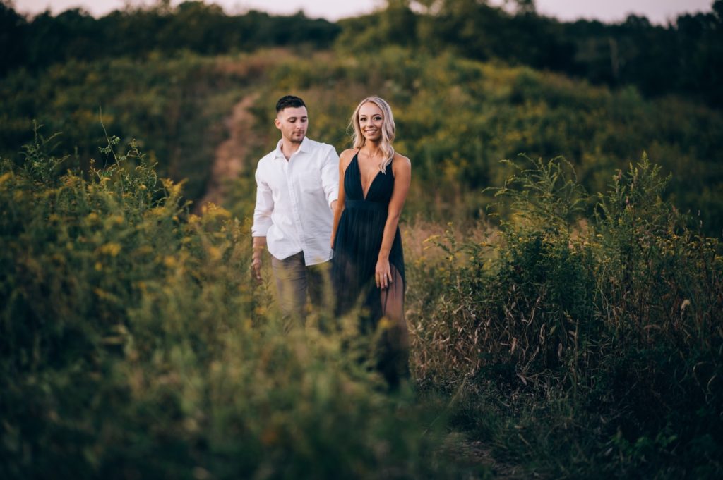 moody engagement session Hartshorne Woods Park Rocky Point Trail wedding east coast photographers love story new jersey the knot nj wedding photographer wedding style love greenweddingshoes junebugweddings she said yes how they asked beach hiking trail meadow Navesink River Atlantic Highlands