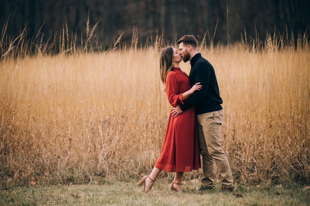 engagement engagement session Jockey Hollow Park Morristown NJ  wedding east coast photographers love story new jersey the knot nj wedding photographer wedding style love greenweddingshoes junebugweddings she said yes how they asked  hiking trail meadow  
