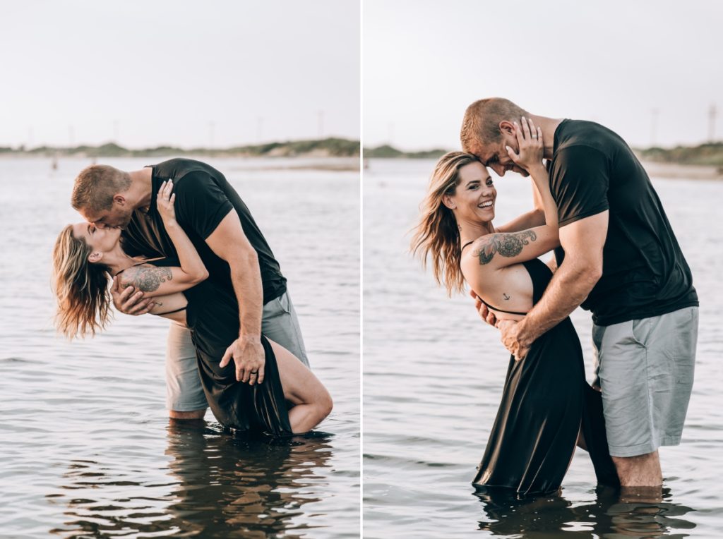 engagement engagement session sandy hook bay jersey shore beach dunes sand dunes wedding east coast photographers love story new jersey the knot nj wedding photographer wedding style love greenweddingshoes junebugweddings she said yes how they asked