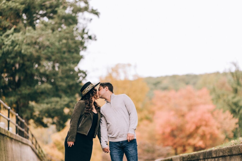 fall engagement session historic waterloo village stanhope nj new jersey photography dog lover fall color fall leaves foliage autumn 