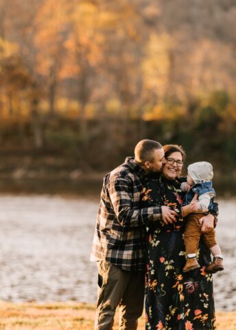 fall family session turtle beach nj delware water gap Hardwick Township