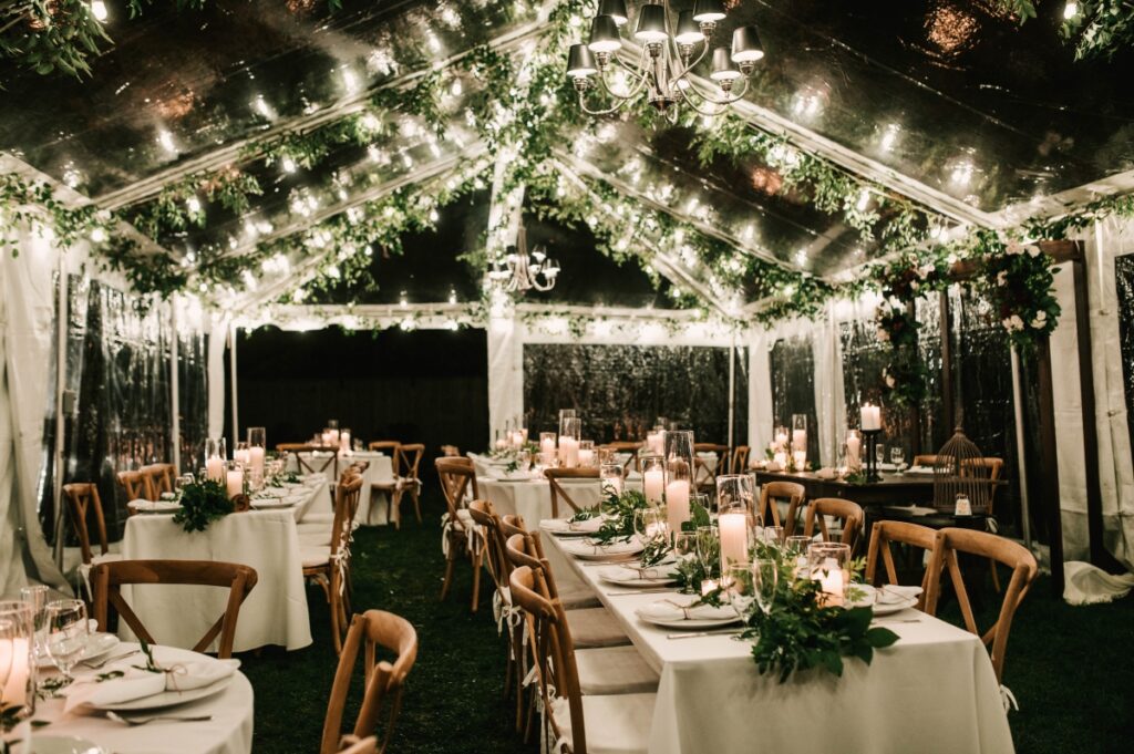nanuet new york backyard tented dreamy wedding