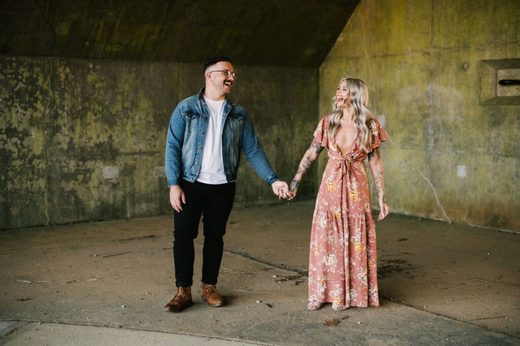 hartshorne woods park navesink river atlantic highlands nj engagement tattoos selfie leslie lock and shade moody session