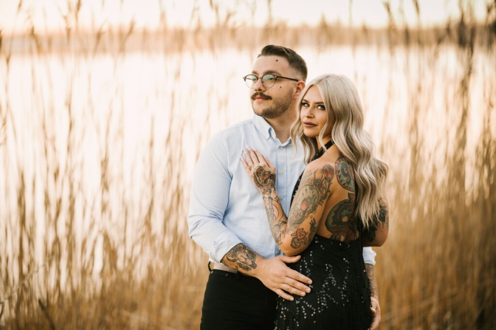 hartshorne woods park navesink river atlantic highlands nj engagement tattoos selfie leslie lock and shade moody session