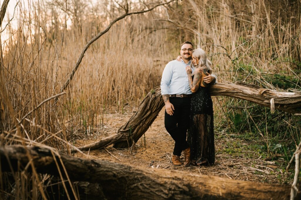 hartshorne woods park navesink river atlantic highlands nj engagement tattoos selfie leslie lock and shade moody session