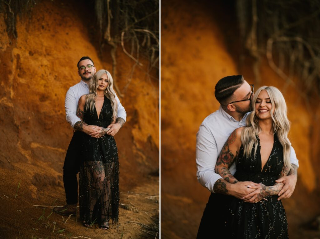 hartshorne woods park navesink river atlantic highlands nj engagement tattoos selfie leslie lock and shade moody session