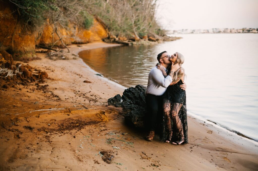 hartshorne woods park navesink river atlantic highlands nj engagement tattoos selfie leslie lock and shade moody session