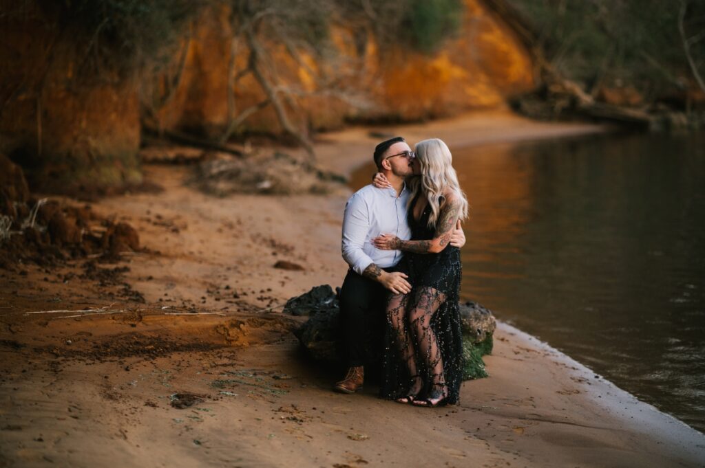 hartshorne woods park navesink river atlantic highlands nj engagement tattoos selfie leslie lock and shade moody session