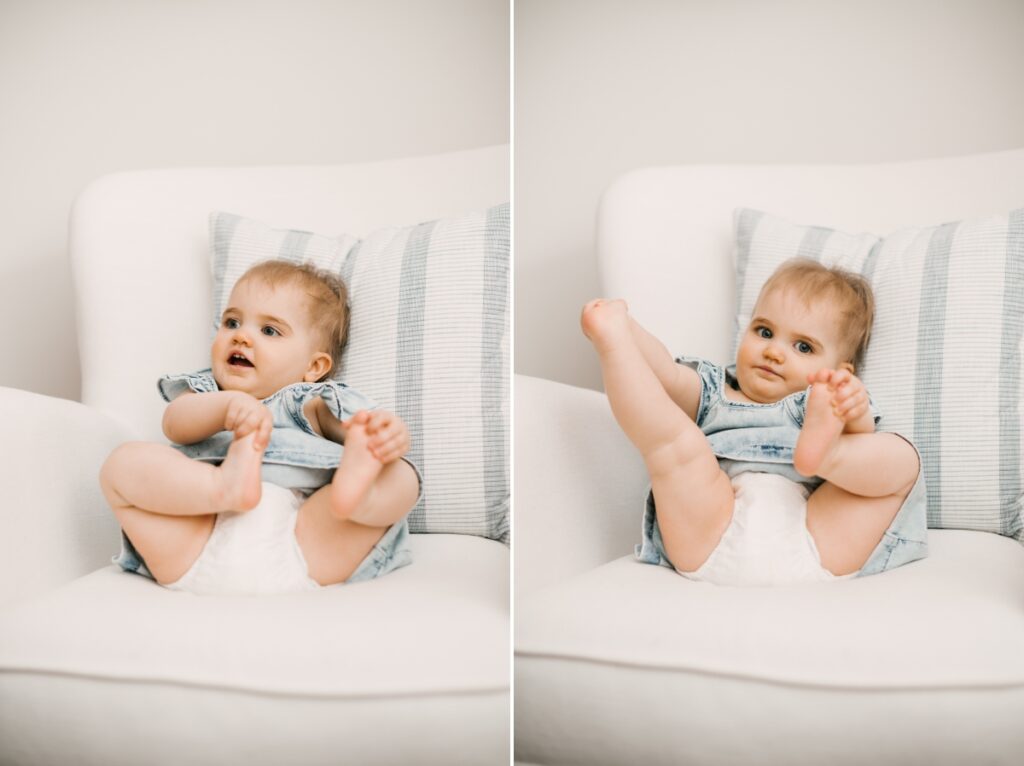 sparta nj at home family session one year old baby love