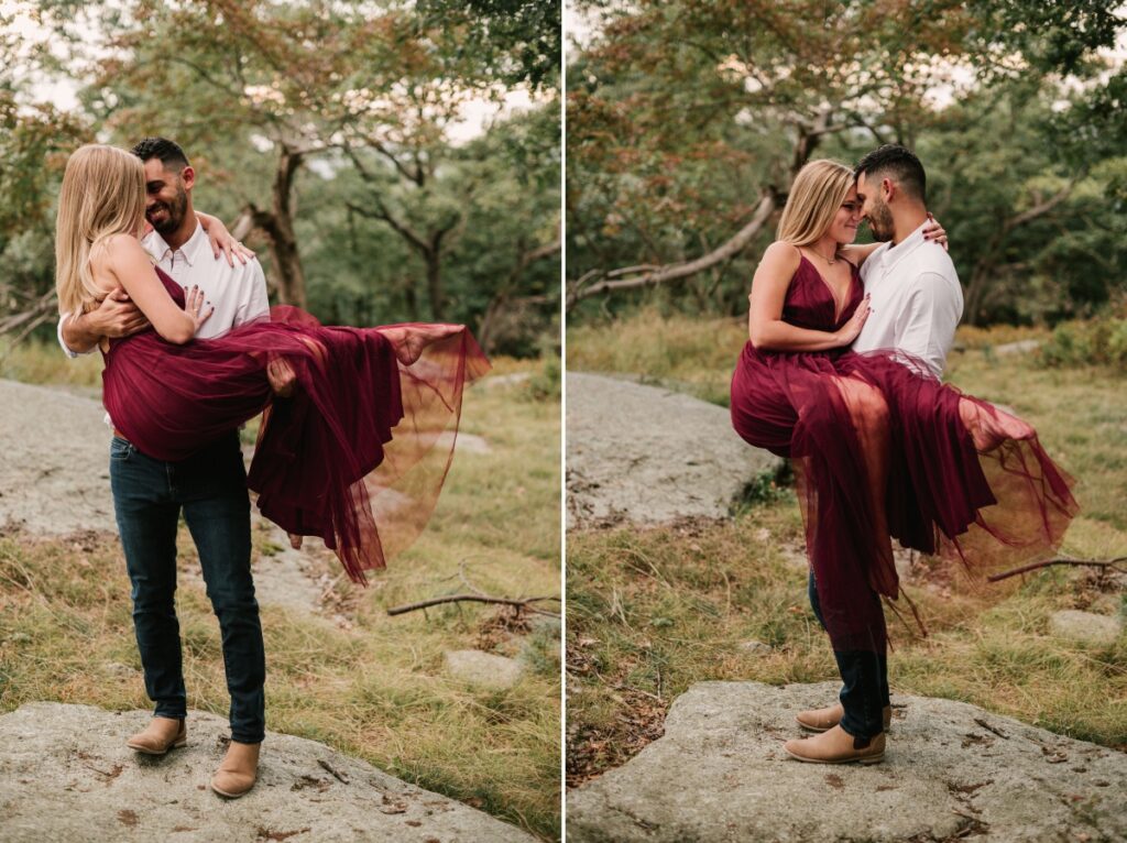 Perkins Memorial Tower Stony Point New York Fall Engagement Session