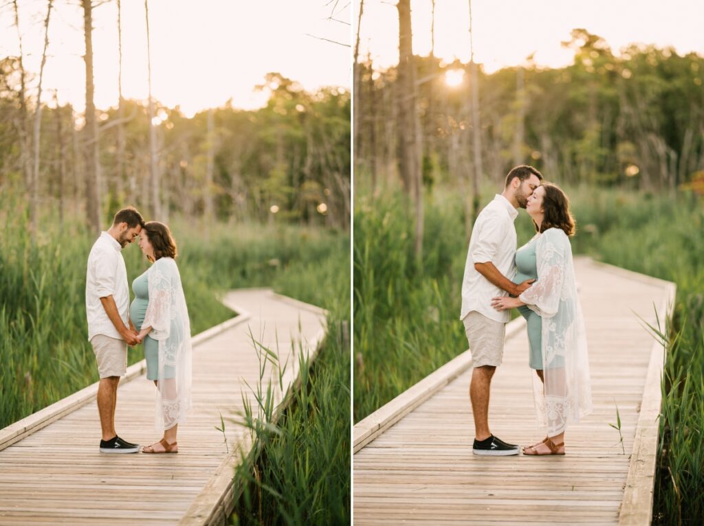 Cattus Island County Park June Maternity Session Toms River New Jersey South Jersey expecting parents summer day