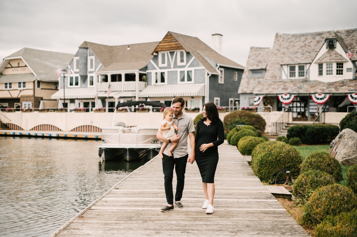 Lake Mohawk Boardwalk Family Session in Sparta, New Jersey The Fox