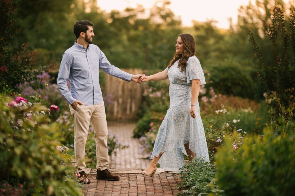 September Engagement Session at Cross Estate Gardens