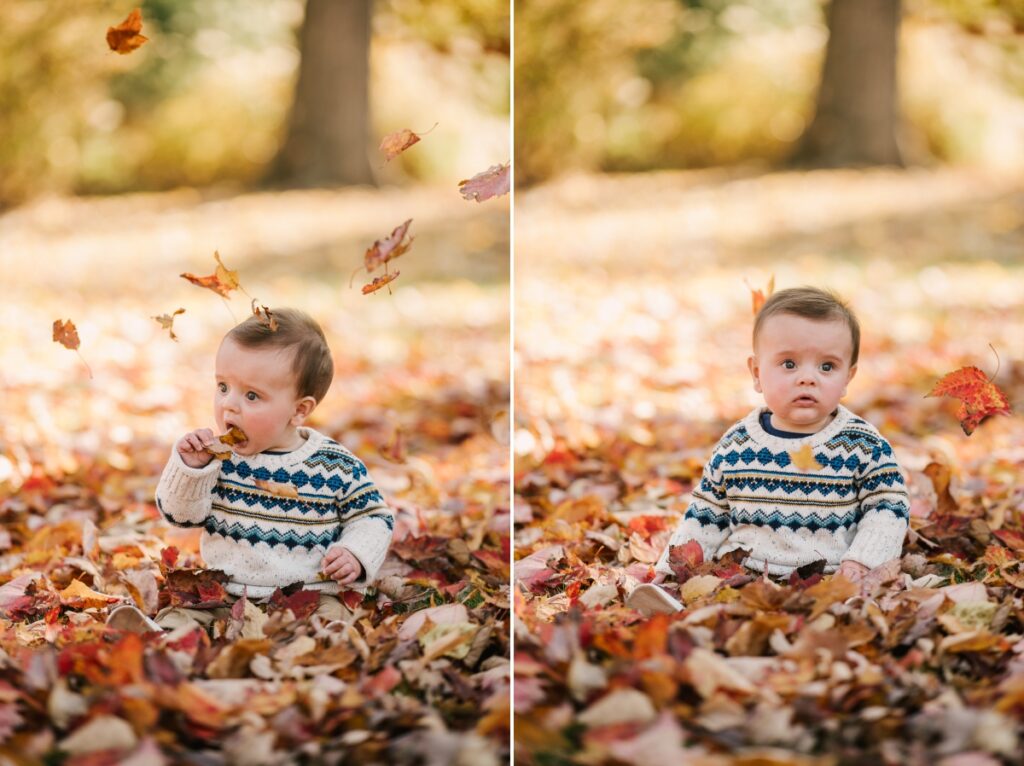 Fall Family Session in Morris Plains, New Jersey