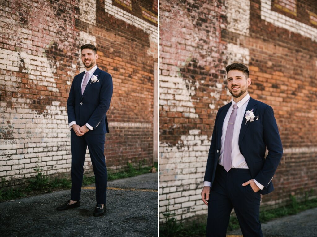 June Wedding at Clemson Bros. Brewery in Middletown, NY New York Willowby by Watters BHLDN Kennedy Blue Knot Standard The Black Tux