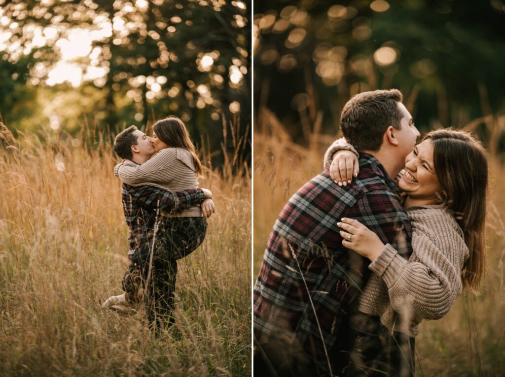 Fall Cross Estate Gardens Engagement Session Bernardsville New Jersey