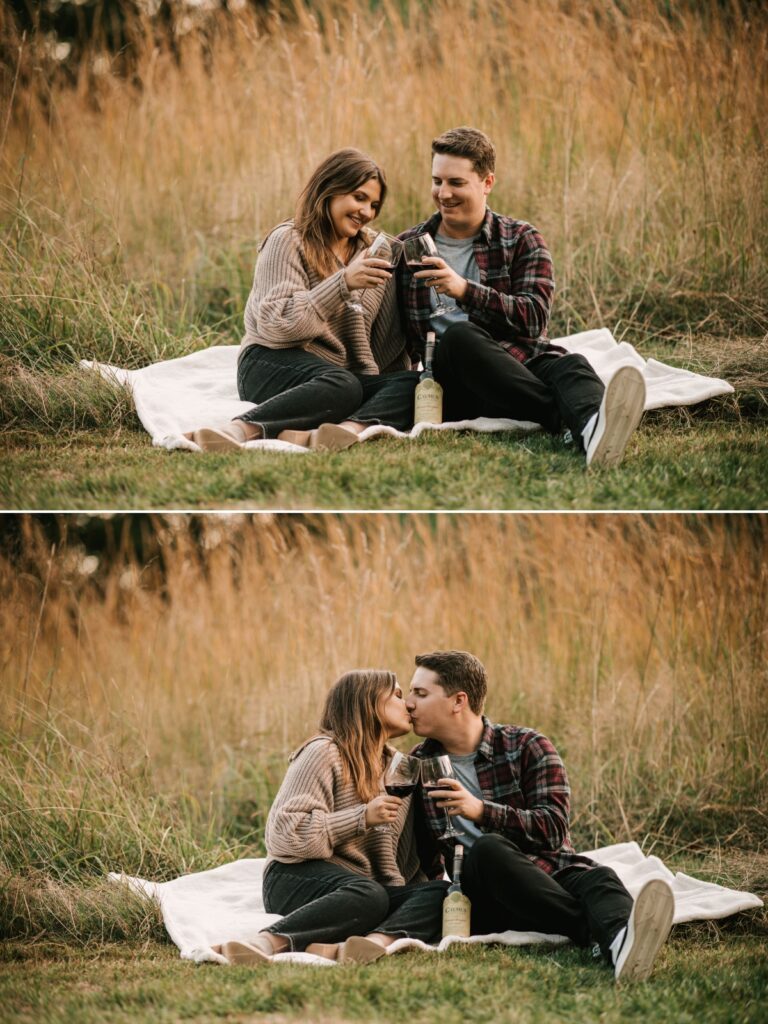 Fall Cross Estate Gardens Engagement Session Bernardsville New Jersey