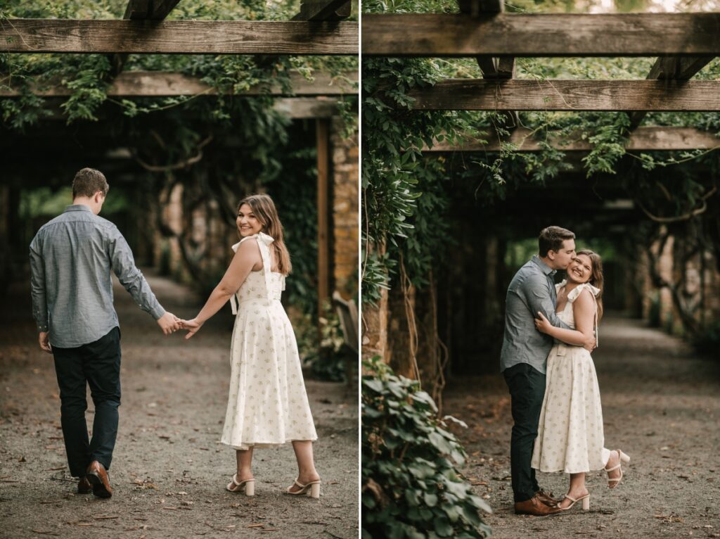 Fall Cross Estate Gardens Engagement Session Bernardsville New Jersey