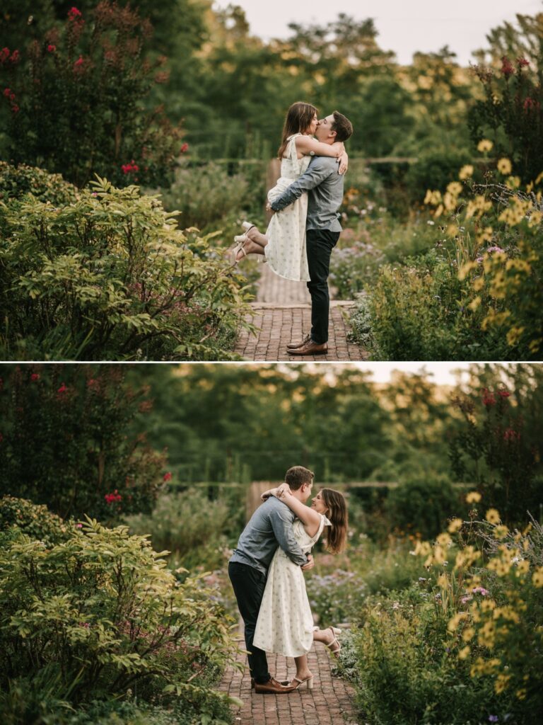 Fall Cross Estate Gardens Engagement Session Bernardsville New Jersey