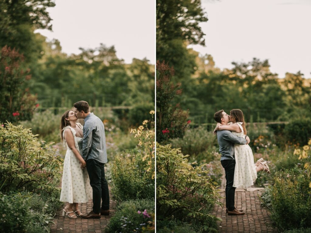 Fall Cross Estate Gardens Engagement Session Bernardsville New Jersey