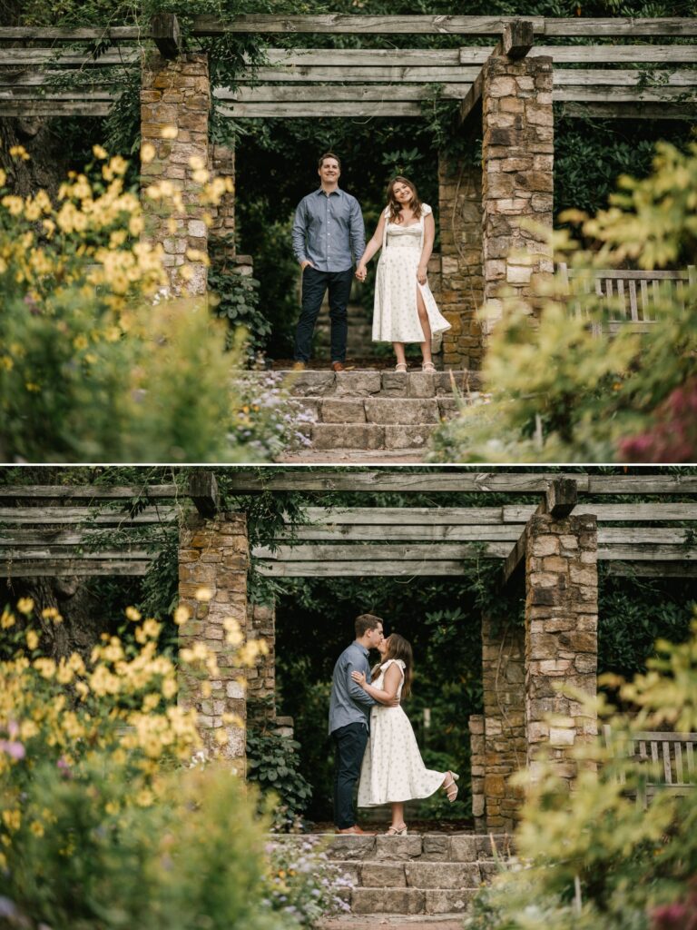 Fall Cross Estate Gardens Engagement Session Bernardsville New Jersey