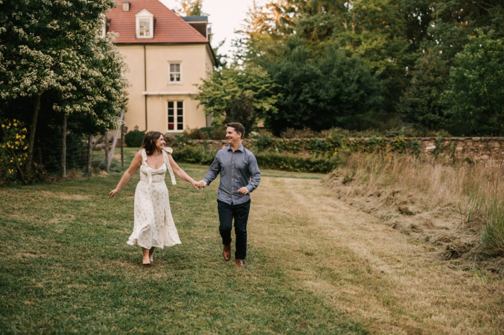 Fall Cross Estate Gardens Engagement Session Bernardsville New Jersey