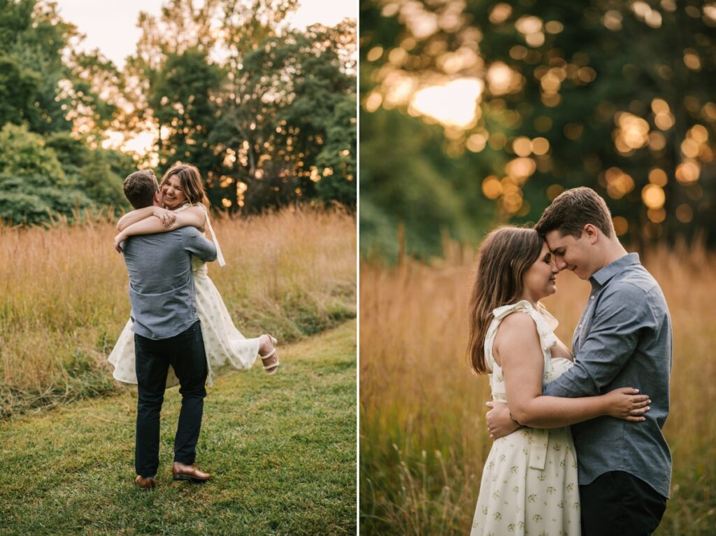 Fall Cross Estate Gardens Engagement Session Bernardsville New Jersey