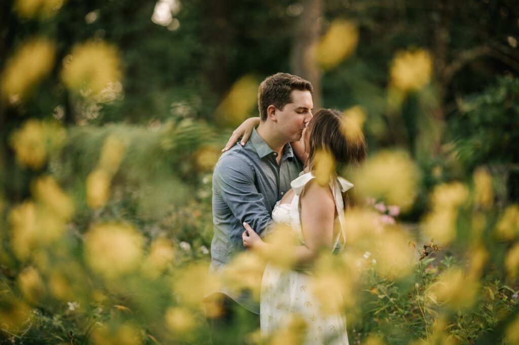 Fall Cross Estate Gardens Engagement Session Bernardsville New Jersey