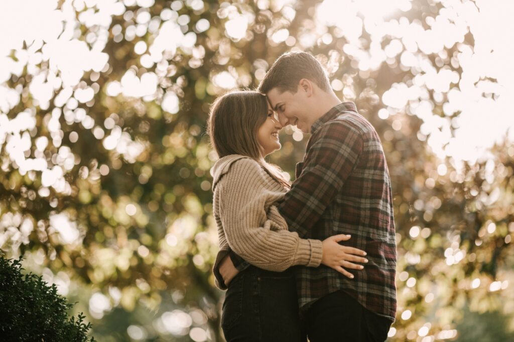 Fall Cross Estate Gardens Engagement Session Bernardsville New Jersey