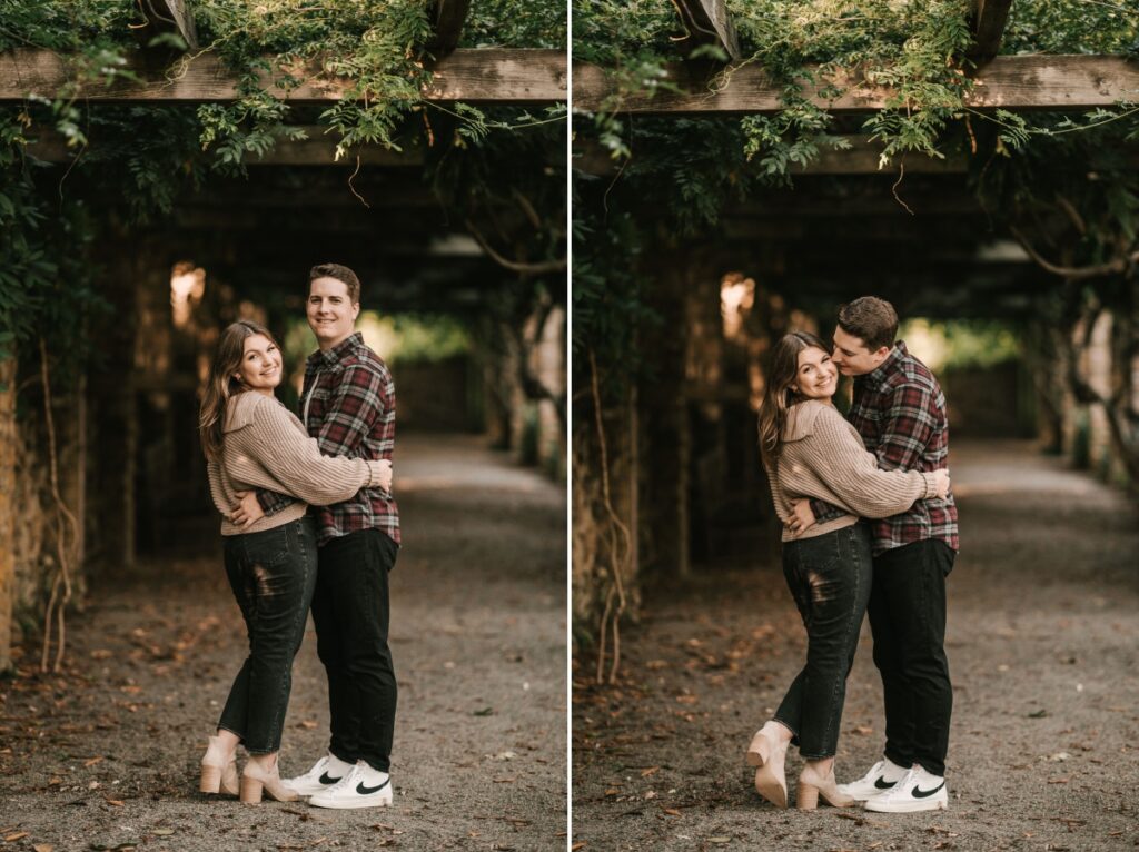 Fall Cross Estate Gardens Engagement Session Bernardsville New Jersey