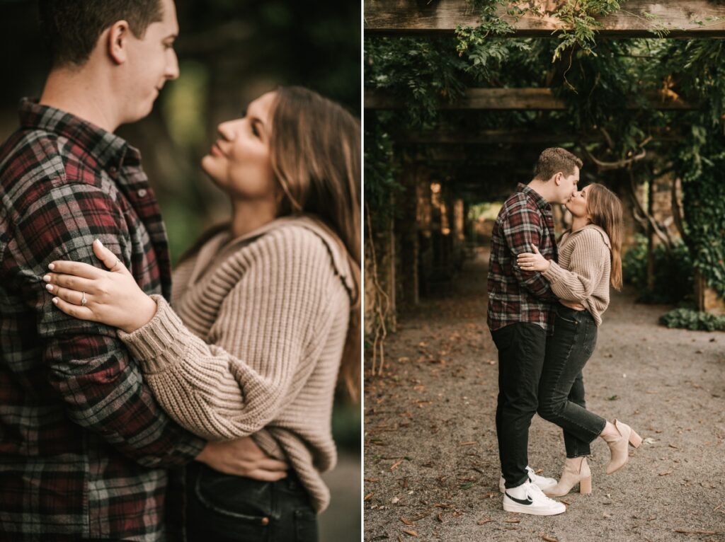 Fall Cross Estate Gardens Engagement Session Bernardsville New Jersey