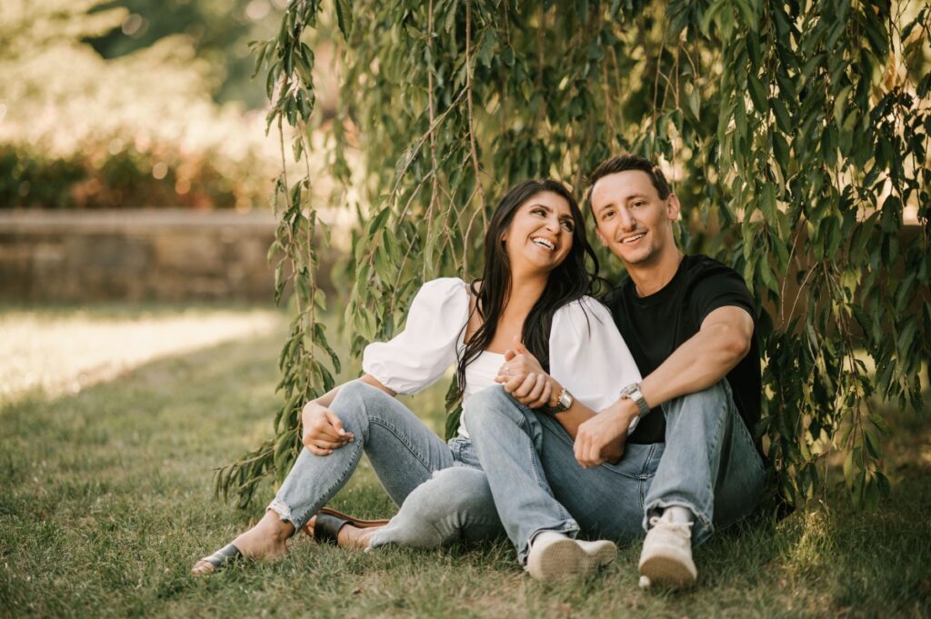 Early September Engagement Session at Skylands Manor