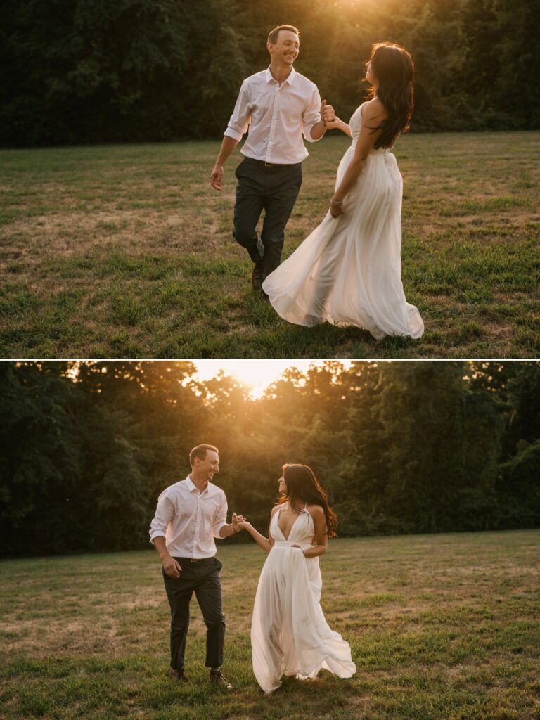 Early September Engagement Session at Skylands Manor