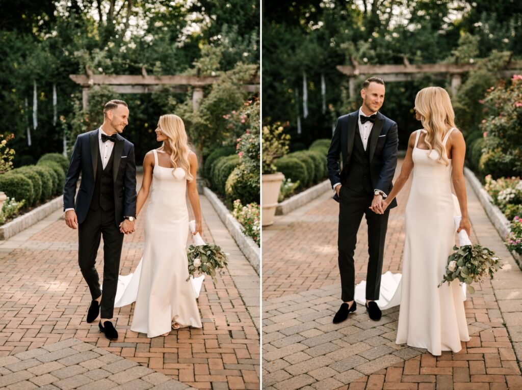 September Wedding at The Estate at Florentine Gardens Carol Hannah Dessy Group Bella Bridesmaids The Clothing Center
