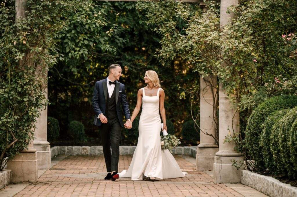 September Wedding at The Estate at Florentine Gardens Carol Hannah Dessy Group Bella Bridesmaids The Clothing Center