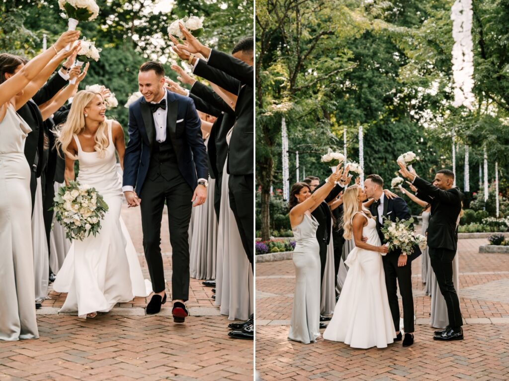 September Wedding at The Estate at Florentine Gardens Carol Hannah Dessy Group Bella Bridesmaids The Clothing Center