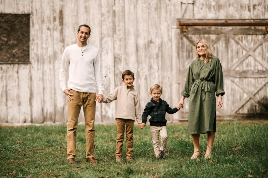 John Fell House at the Celery Farm Fall Family Session October Allendale New Jersey Autumn