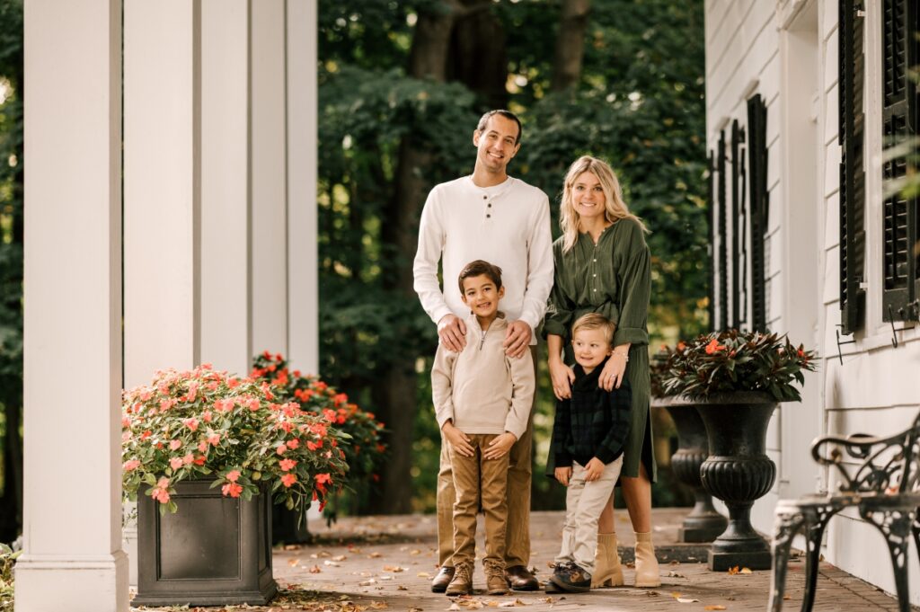 John Fell House at the Celery Farm Fall Family Session October Allendale New Jersey Autumn