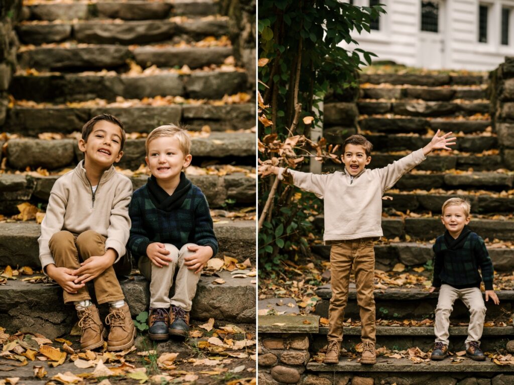 John Fell House at the Celery Farm Fall Family Session October Allendale New Jersey Autumn