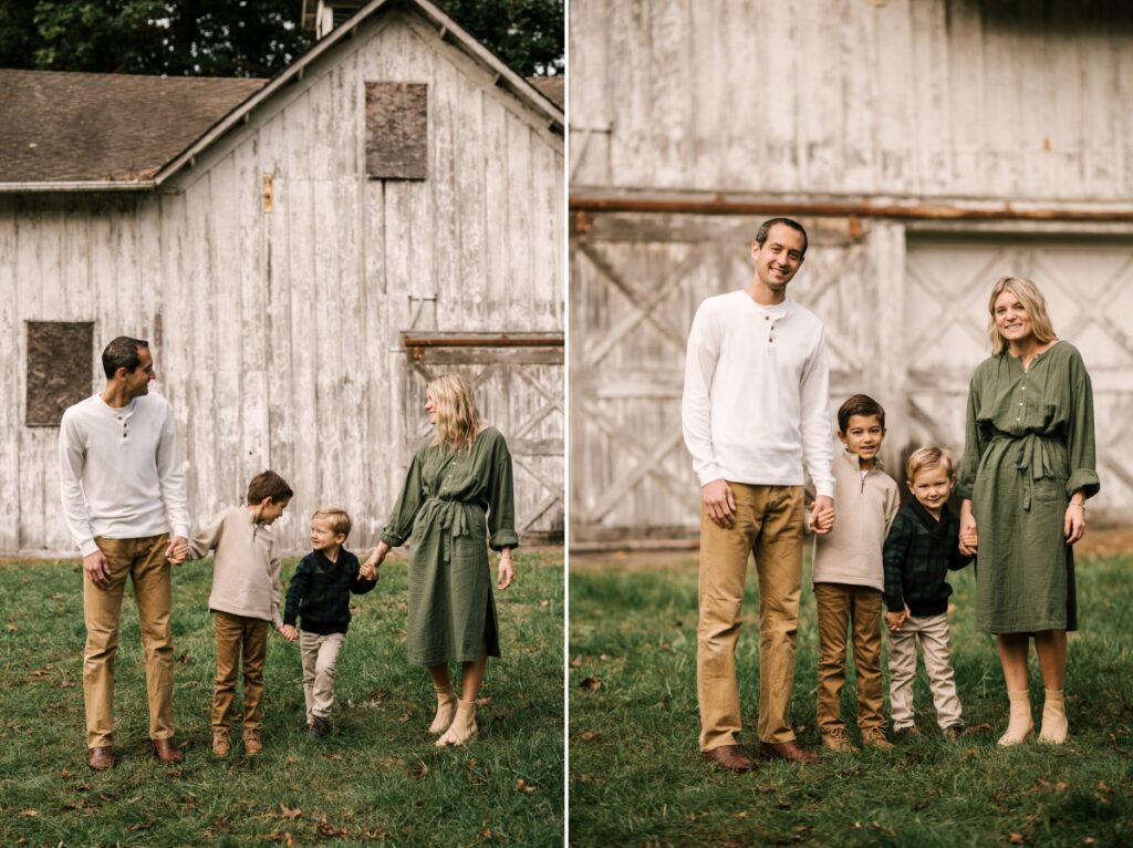 John Fell House at the Celery Farm Fall Family Session October Allendale New Jersey Autumn