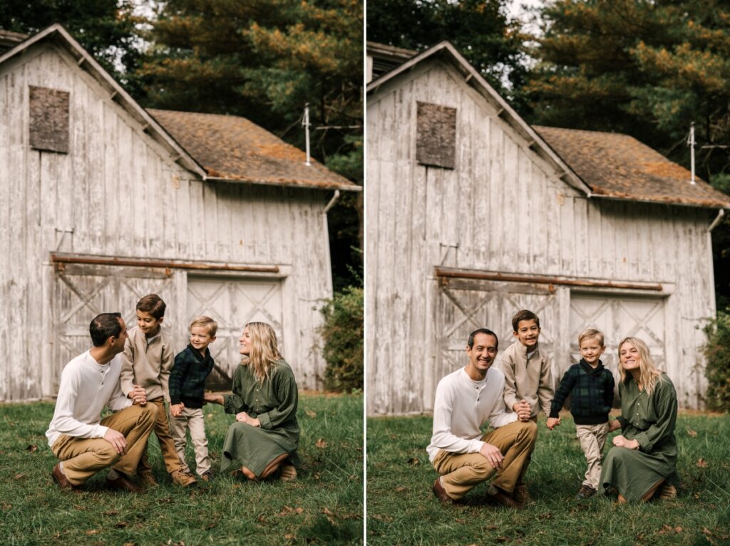 John Fell House at the Celery Farm Fall Family Session October Allendale New Jersey Autumn