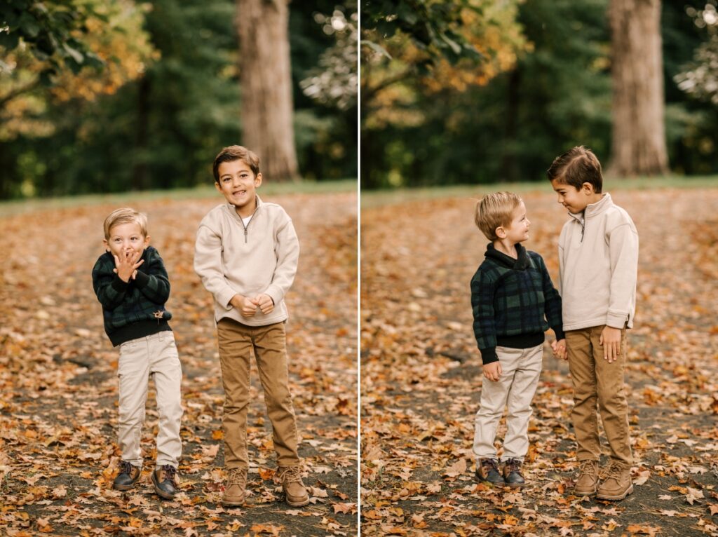 John Fell House at the Celery Farm Fall Family Session October Allendale New Jersey Autumn