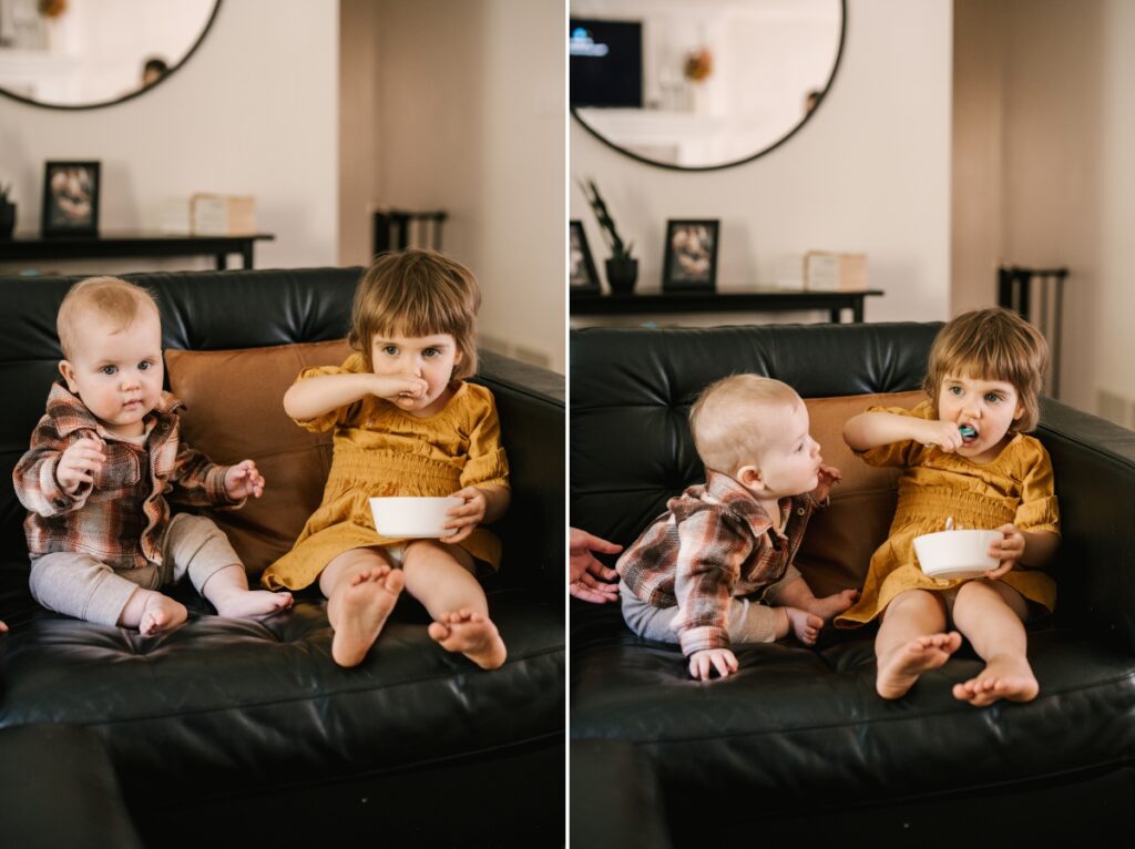October At-Home Family Session in Sparta, New Jersey