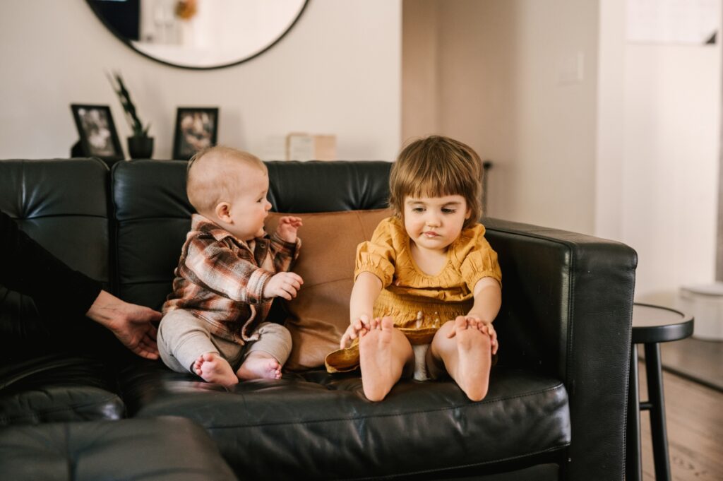October At-Home Family Session in Sparta, New Jersey