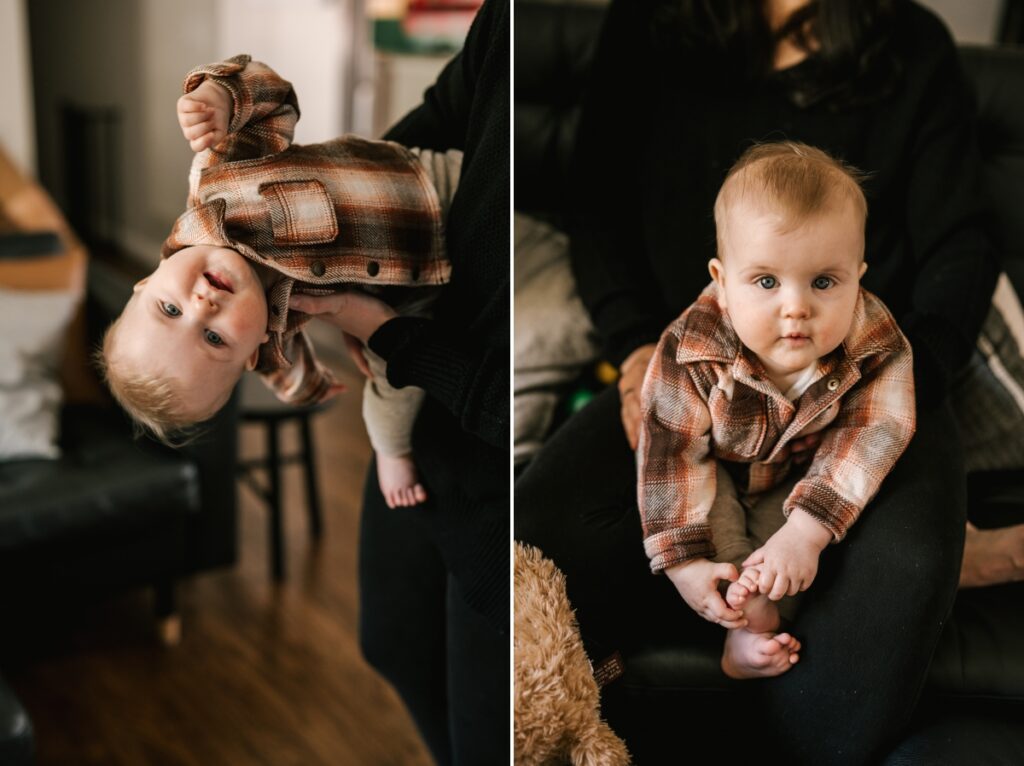 October At-Home Family Session in Sparta, New Jersey